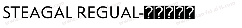 STEAGAL REGUAL字体转换